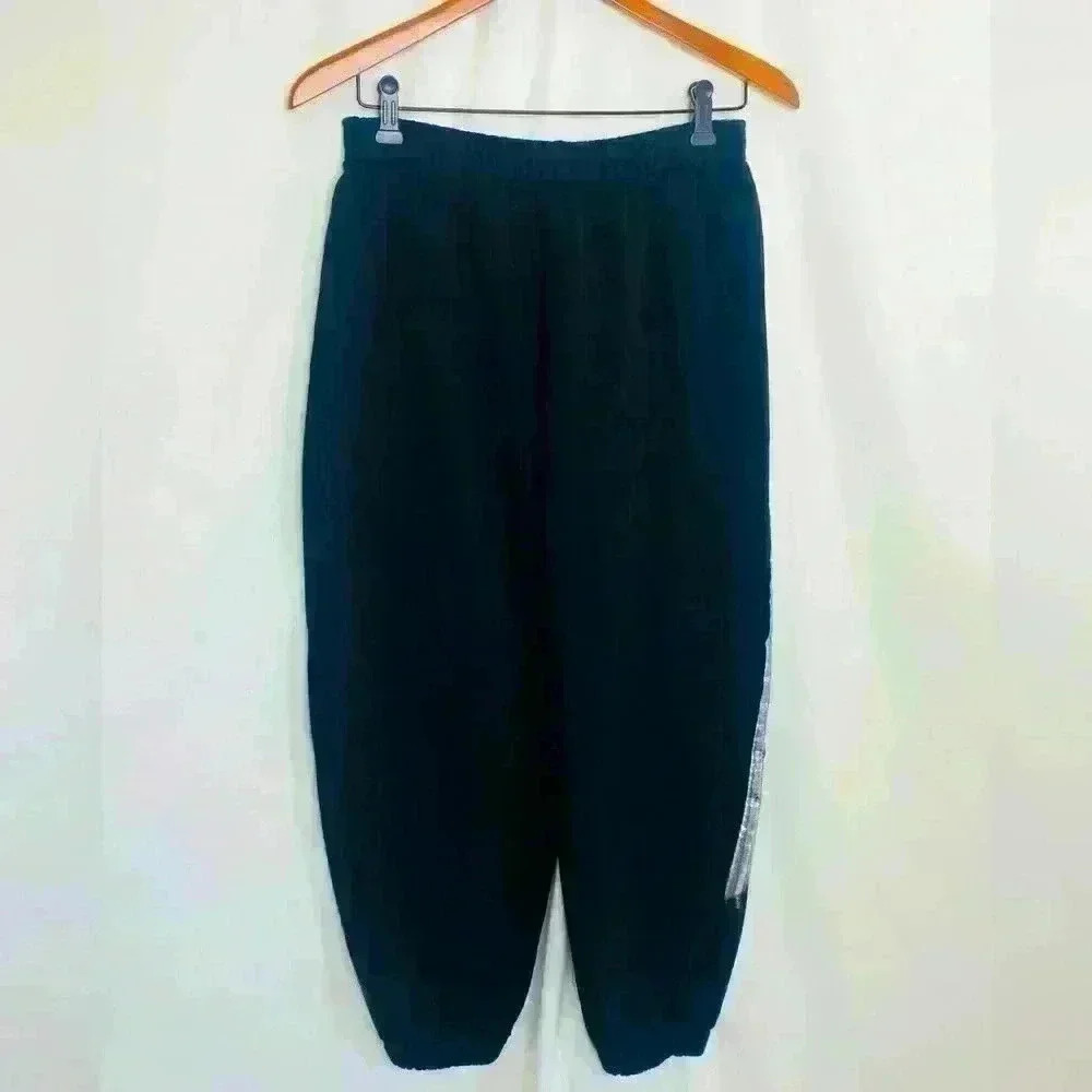 *NWOT* Zara Joggers in black with metallic splash detail. Size medium - Picture 3 of 8
